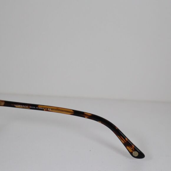 Versace Tan Clear Rose Gold Cat Eye Eyeglasses Italy MOD  VERSACE  1202-B 1052 Copper/Tortoise Cat-Eye Eyeglasses Frames 52-16-135mm
